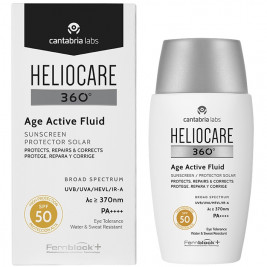 Солнцезащитный омолаживающий флюид СЗФ 50 Heliocare 360° Age Active Fluid Sunscreen SPF 50, 50 мл