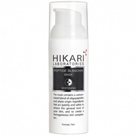 Корректирующая маска для лица Peptide Blanchir Mask, 50 мл, 100 мл | Hikari |
