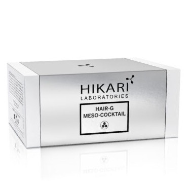 Мезококтель для лечения выпадения волос и их укрепления HAIR-G Meso-Cocktail, 5 мл по 8 шт | Hikari |