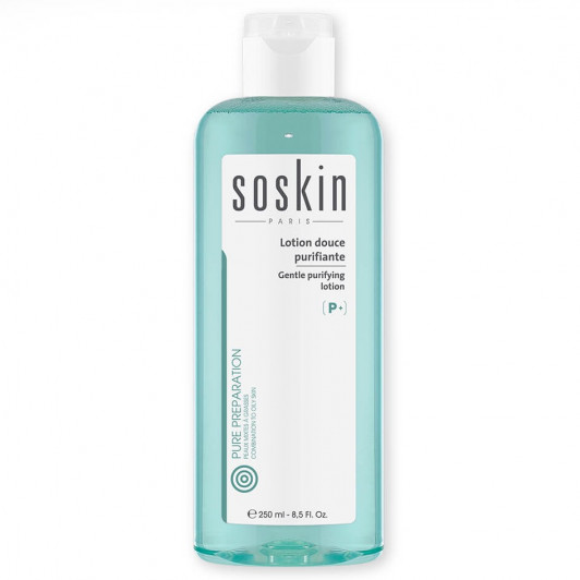 Лосьон для жирной и комбинированной кожи Gentle purifying lotion, 100 мл, 250 мл | Soskin |