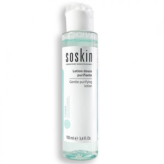 Лосьон для жирной и комбинированной кожи Gentle purifying lotion, 100 мл, 250 мл | Soskin |