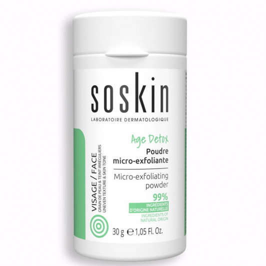 Очищающая энзимная пудра для лица Micro-exfoliating powder, 30 г | Soskin |
