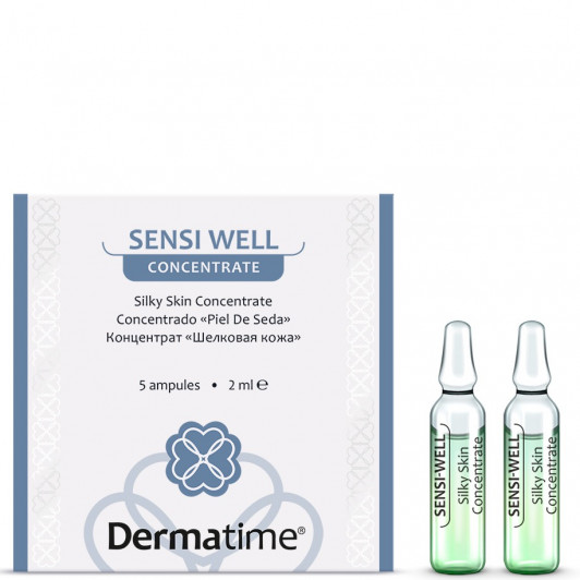Концентрат Шелковая кожа SENSI-WELL Silky Skin Concentrate, 5 шт х 2 мл | Dermatime |