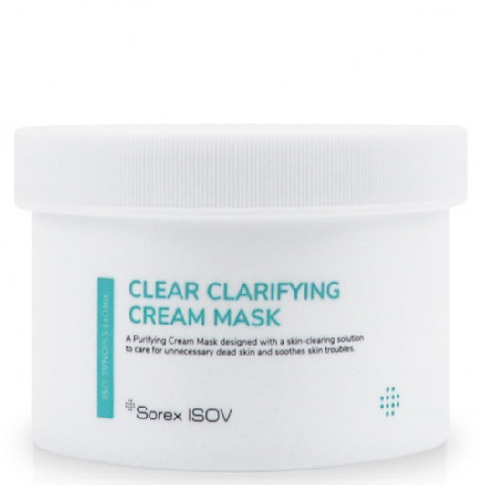 Крем-маска для коррекции проблемной кожи Clear Clarifying Cream Mask, 300 мл | iSOV Sorex |