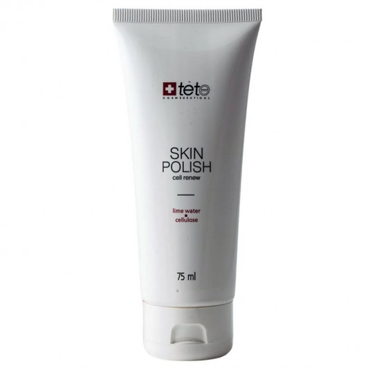 Атравматичная пилинг-скатка на основе гидролата лимона и целлюлозы Skin Polish Сell Renew 75 мл, 200 мл  | TETe |