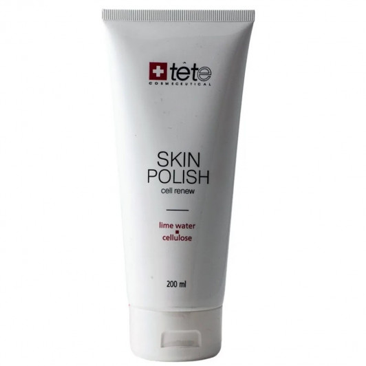 Атравматичная пилинг-скатка на основе гидролата лимона и целлюлозы Skin Polish Сell Renew 75 мл, 200 мл  | TETe |