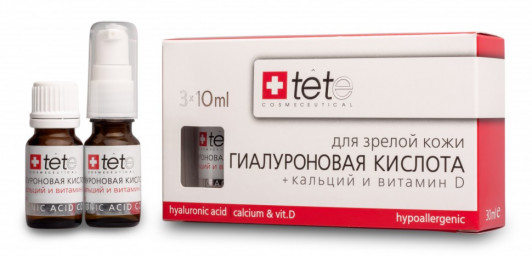 Гиалуроновая кислота + Кальций и витамин D Acid + Calcium &amp; Vit.D 3 X 10 мл | TETe |
