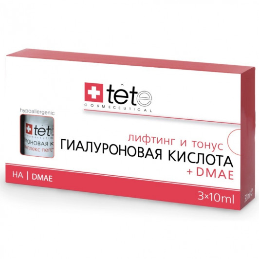 Гиалуроновая кислота + ДМАЭ Hyaluronic acid &amp; DMAE 30 мл | TETe |