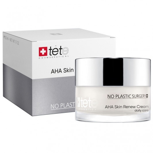 Стимулирующий крем с комплексом AHA-кислот AHA Skin Renew Cream 50 мл | TETe |