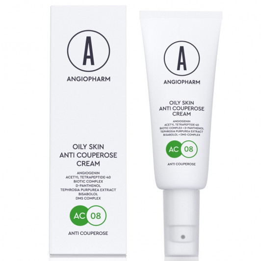 Антикуперозный крем для себопрофицитной кожи, 50 мл | Angiopharm |