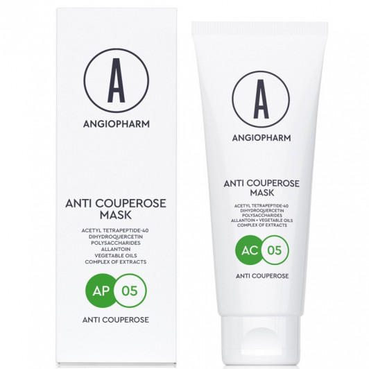 Успокаивающая антикуперозная маска, 75, 200 мл | Angiopharm |