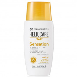 Ультралегкая солнцезащитная эмульсия SPF 50+ для чувствительной кожи Heliocare 360º Sensation, 50 мл